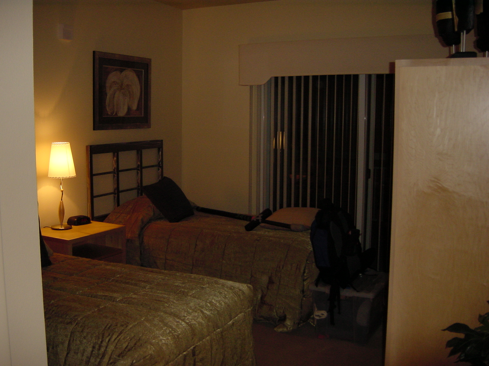 The bedroom that Graham and I had.